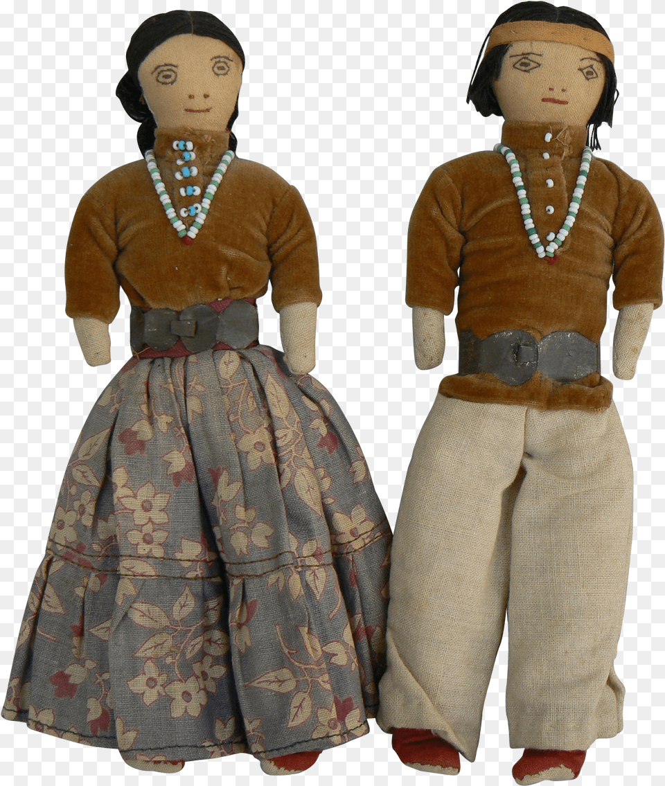 Clip Art Vintage Native American Dolls Vintage Clothing, Doll, Toy, Person, Face Free Png Download