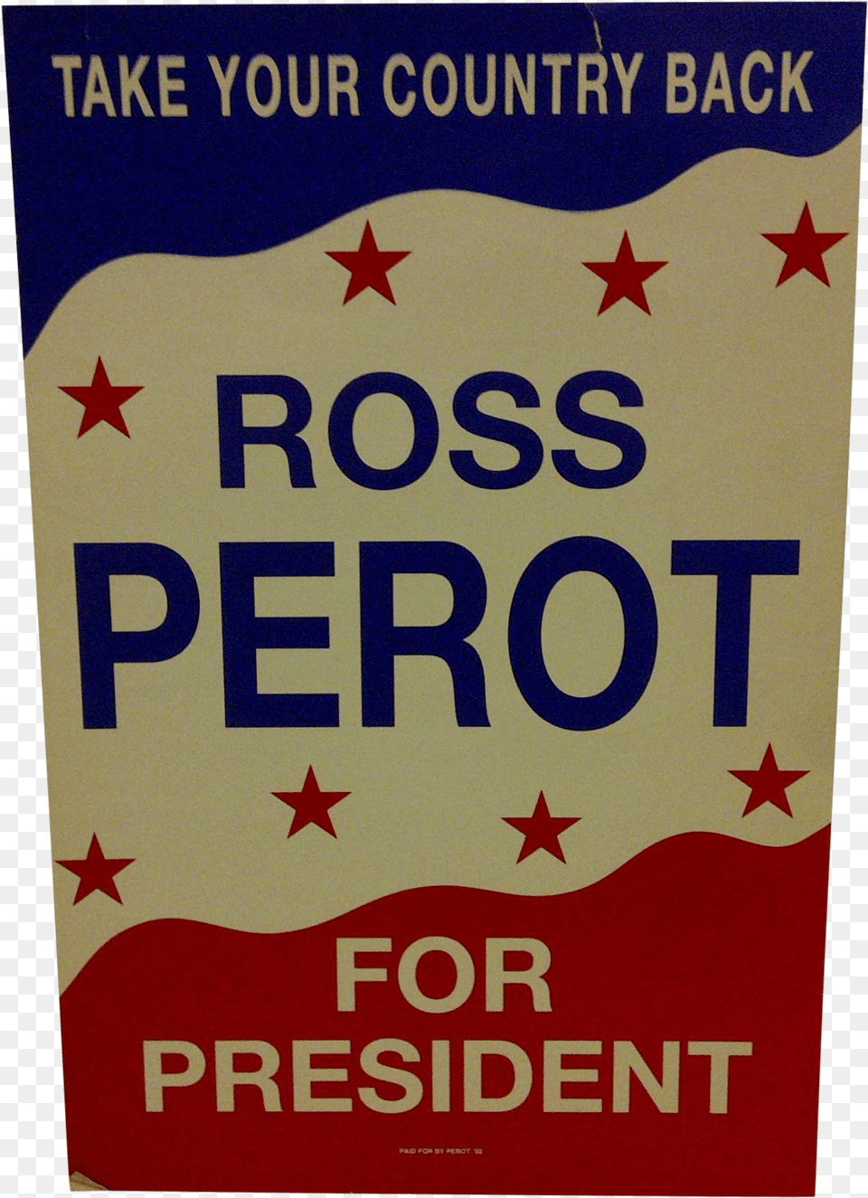 Clip Art Vintage Ross Perot For Dunnes Stores, Advertisement, Poster, Flag, Book Free Transparent Png