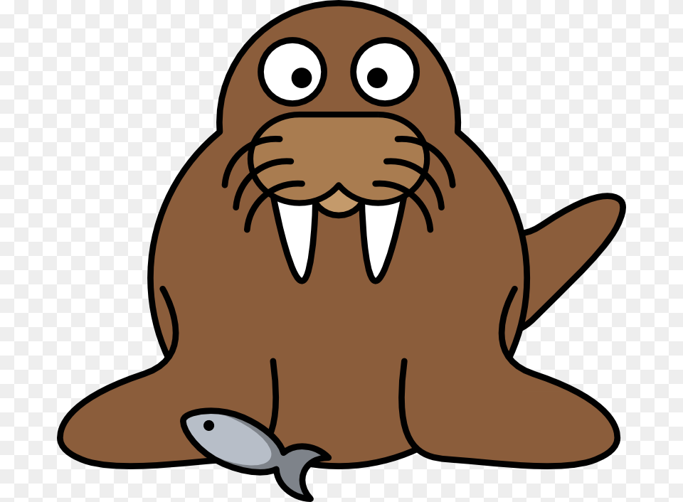 Clip Art Walrus, Animal, Mammal, Sea Life, Fish Png