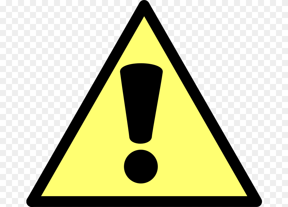 Clip Art Warning Triangle Critical Clipart, Rocket, Weapon Free Transparent Png