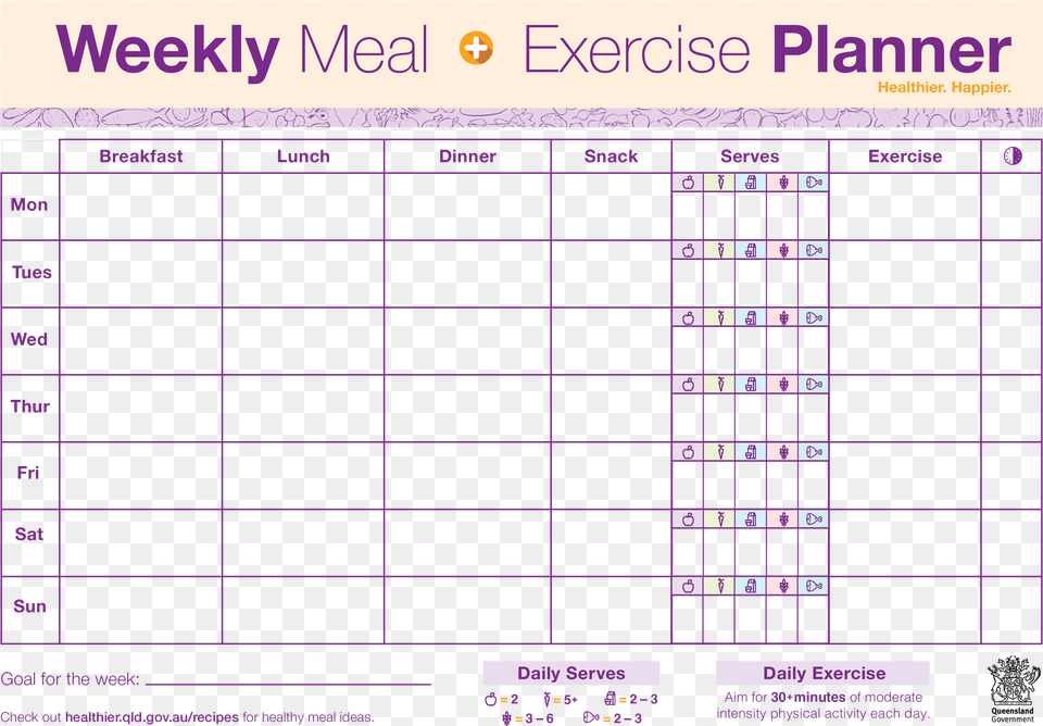 Clip Art Weekly Exercise Templates At Weekly Food And Exercise Planner Template, Scoreboard, Text Free Png