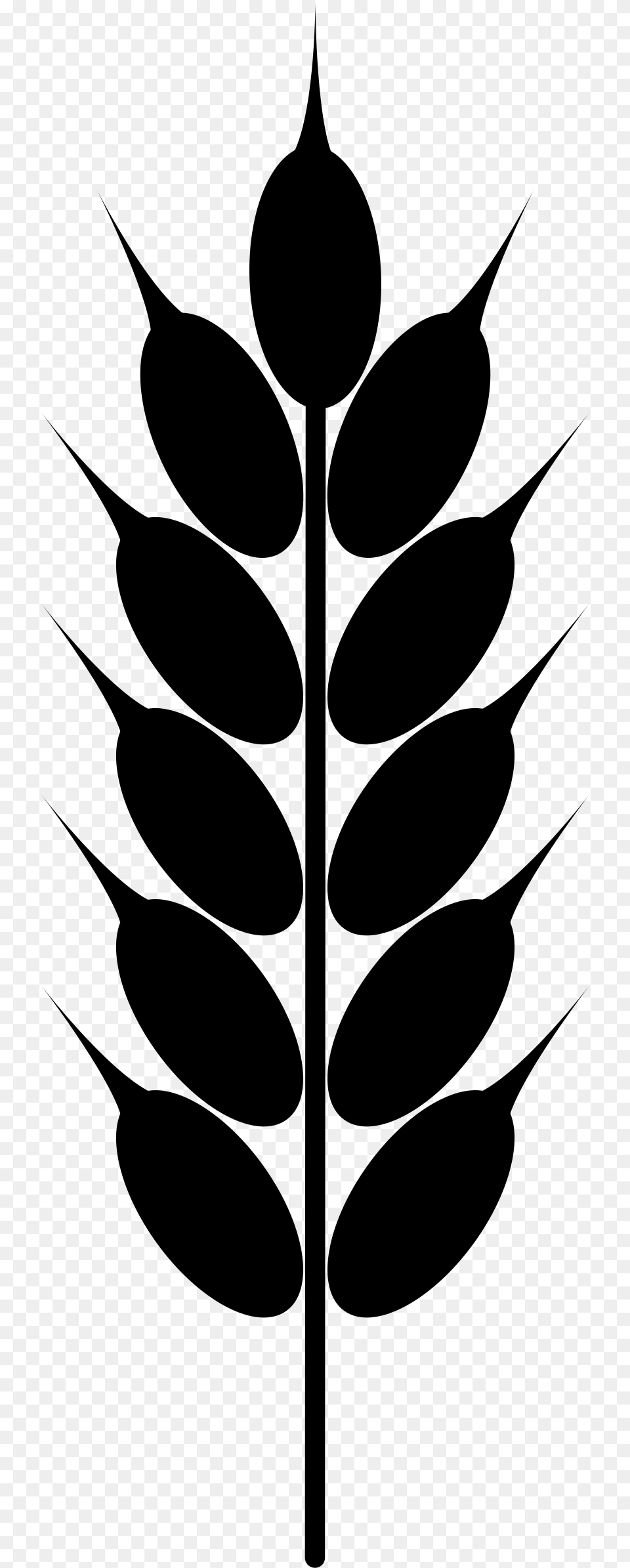 Clip Art Wheat Wheat Black And White, Gray Free Png