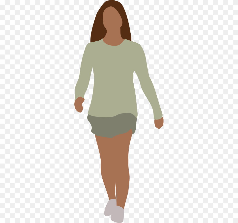Clip Art Woman, Clothing, Long Sleeve, Person, Shorts Free Transparent Png