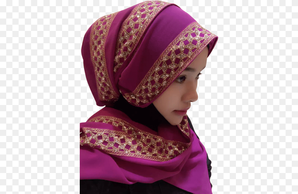 Clip Art Women Hijab Scarves Girl Hijab, Clothing, Hat, Bonnet, Scarf Free Png