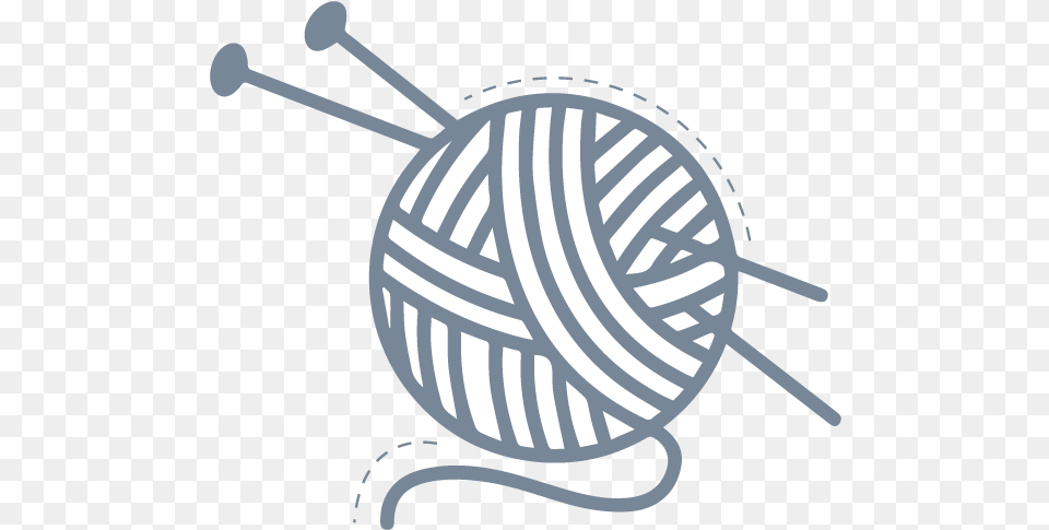 Clip Art Yarn Wool Craft Needle Crochet, Sphere Free Transparent Png