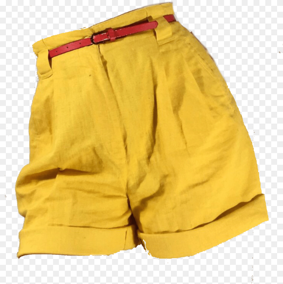 Clip Art Yellow Red Polyvore Moodboard Max Stranger Things Outfit, Clothing, Shorts, Shirt, Swimming Trunks Free Png Download