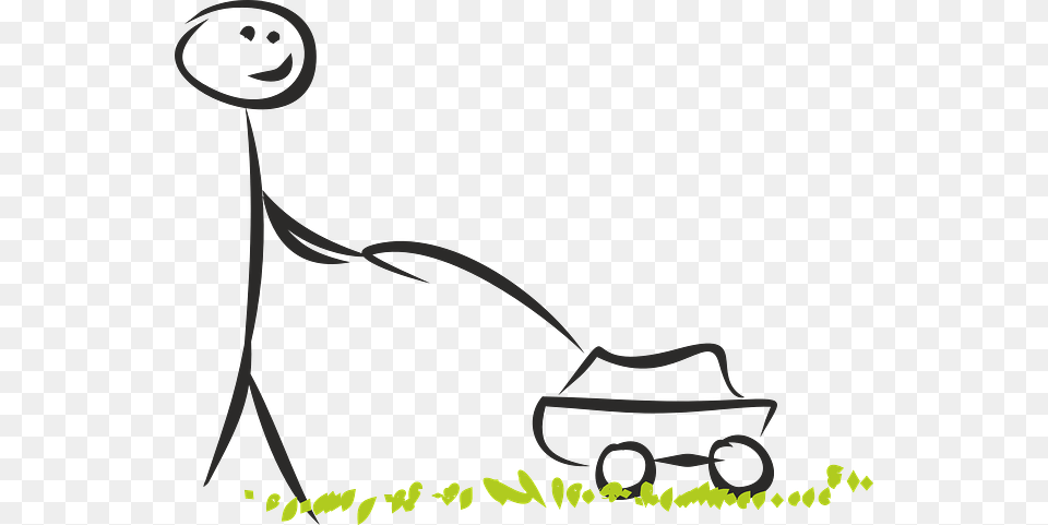 Clip Art Your Lawn Advice And Stick Figure Lawn Mower, Grass, Plant, Device, Lawn Mower Png