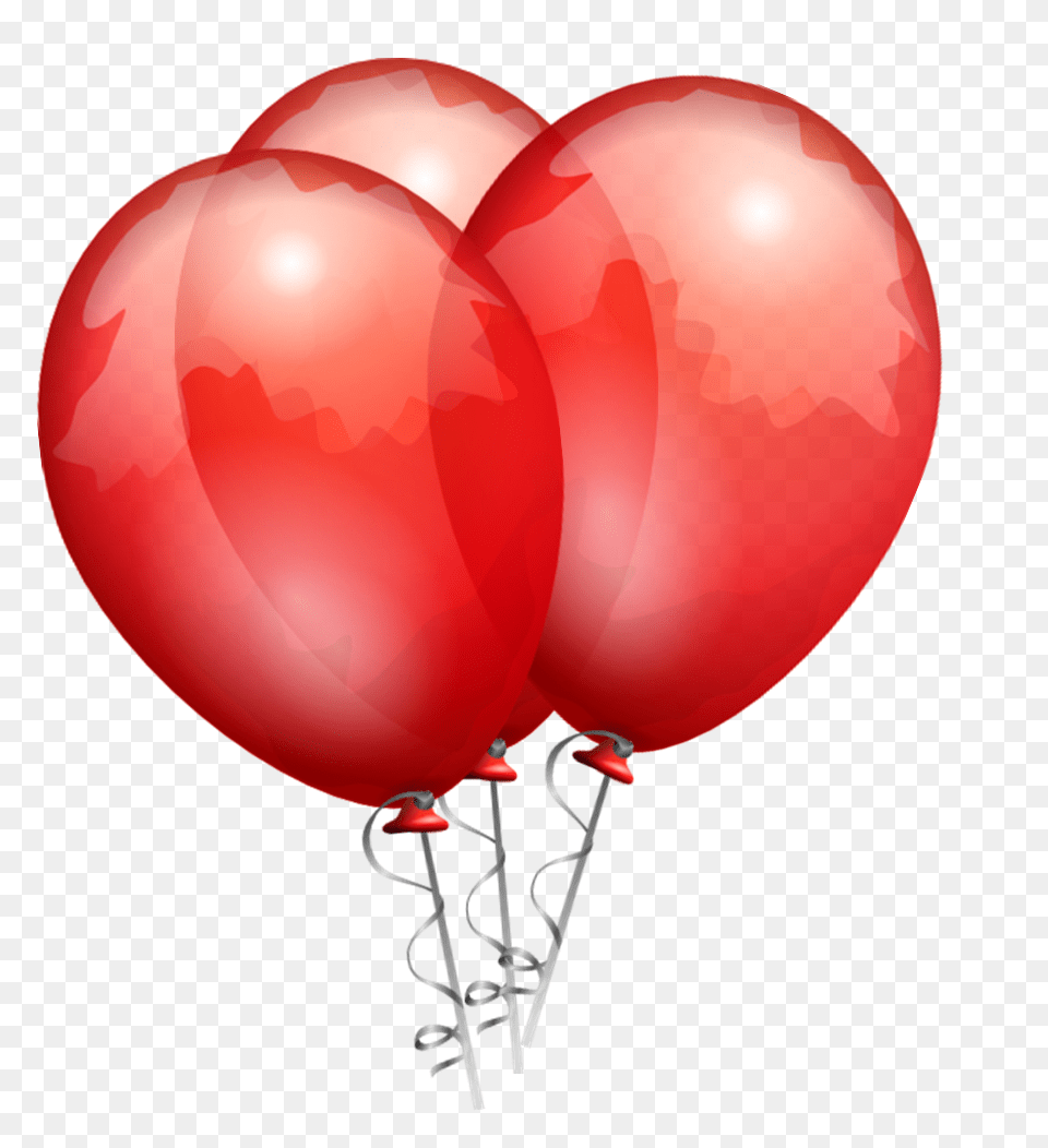 Clip Arts Related To Background Red Balloons Happy Birthday Baloons, Balloon Free Transparent Png