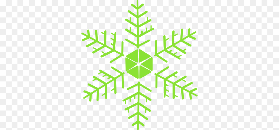 Clip Arts Related To Green Snowflake Clipart, Nature, Outdoors, Snow, Pattern Png Image