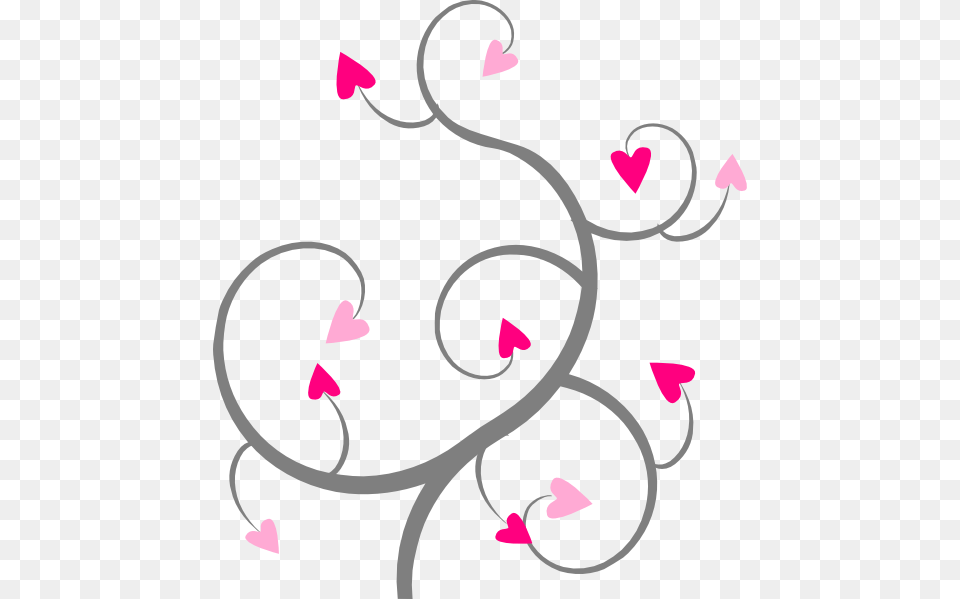Clip Arts Related To Hearts Swirl, Art, Floral Design, Graphics, Pattern Png Image