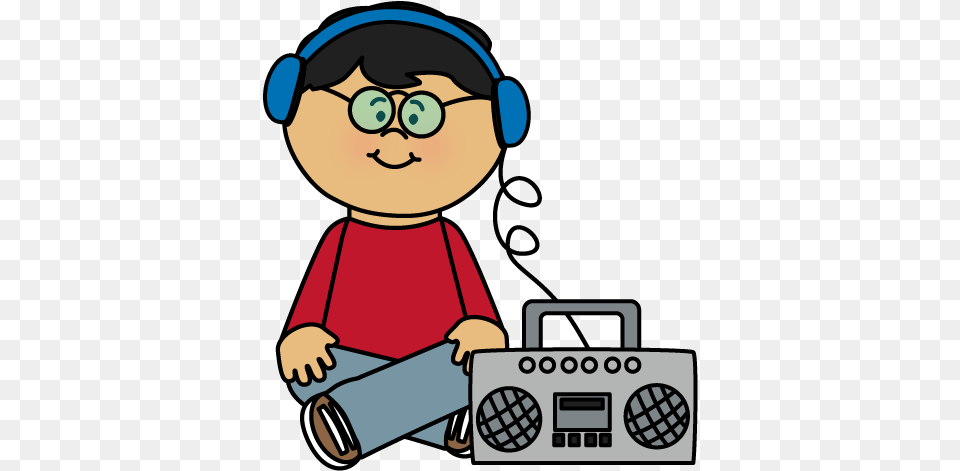 Clip Arts Related To Listening To Music Clipart 470x470 Listening To Music Clipart, Electronics, Baby, Person, Face Free Transparent Png