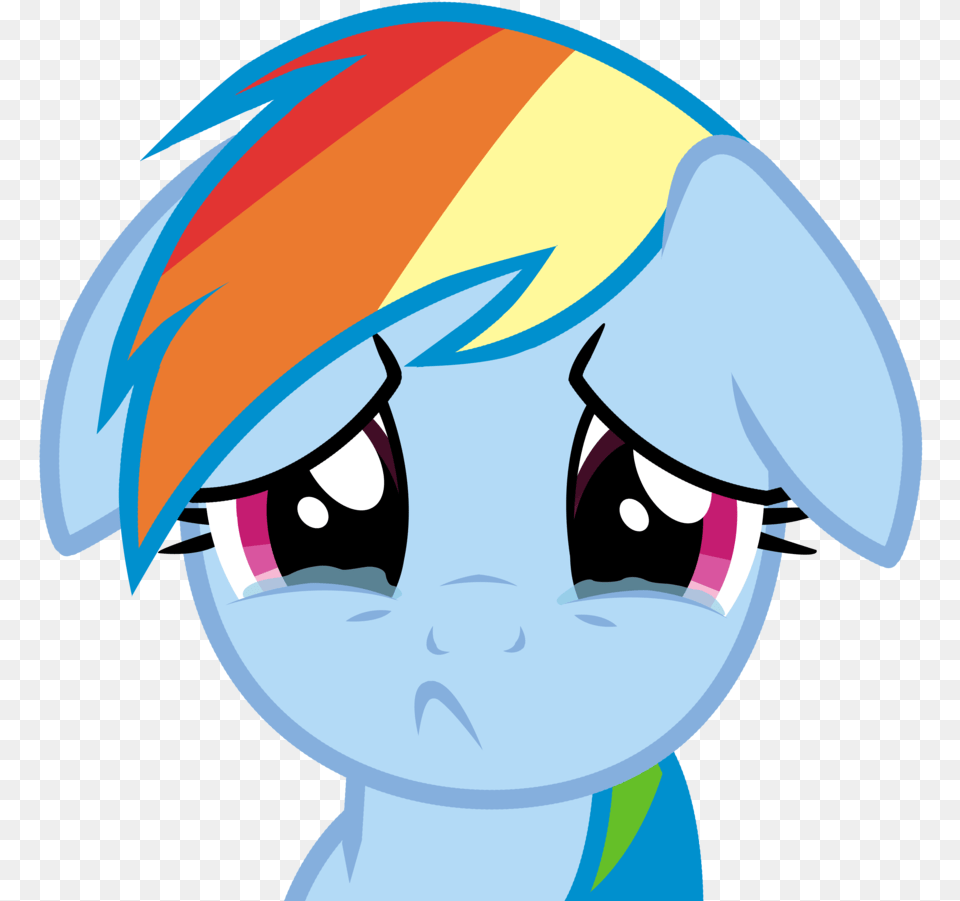 Clip Arts Related To Mlp Cry Rainbow Dash, Art, Baby, Graphics, Person Free Transparent Png