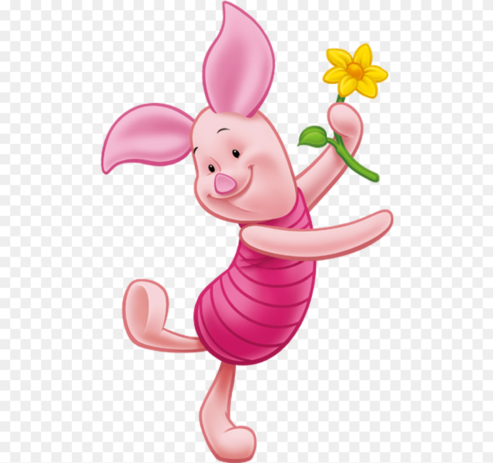 Clip Arts Related To Piglet Winnie The Pooh Characters, Flower, Petal, Plant, Cartoon Png