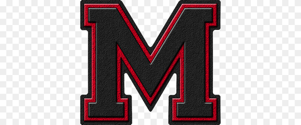 Clip Arts Related To Red And Black M, Symbol, Scoreboard, Emblem, Text Free Png