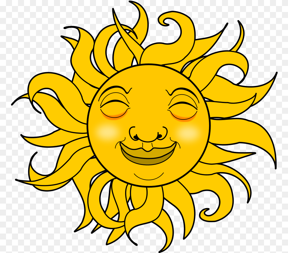 Clip Arts Related To Smiling Sun Symbol Clip Art, Face, Head, Person, Flower Free Transparent Png