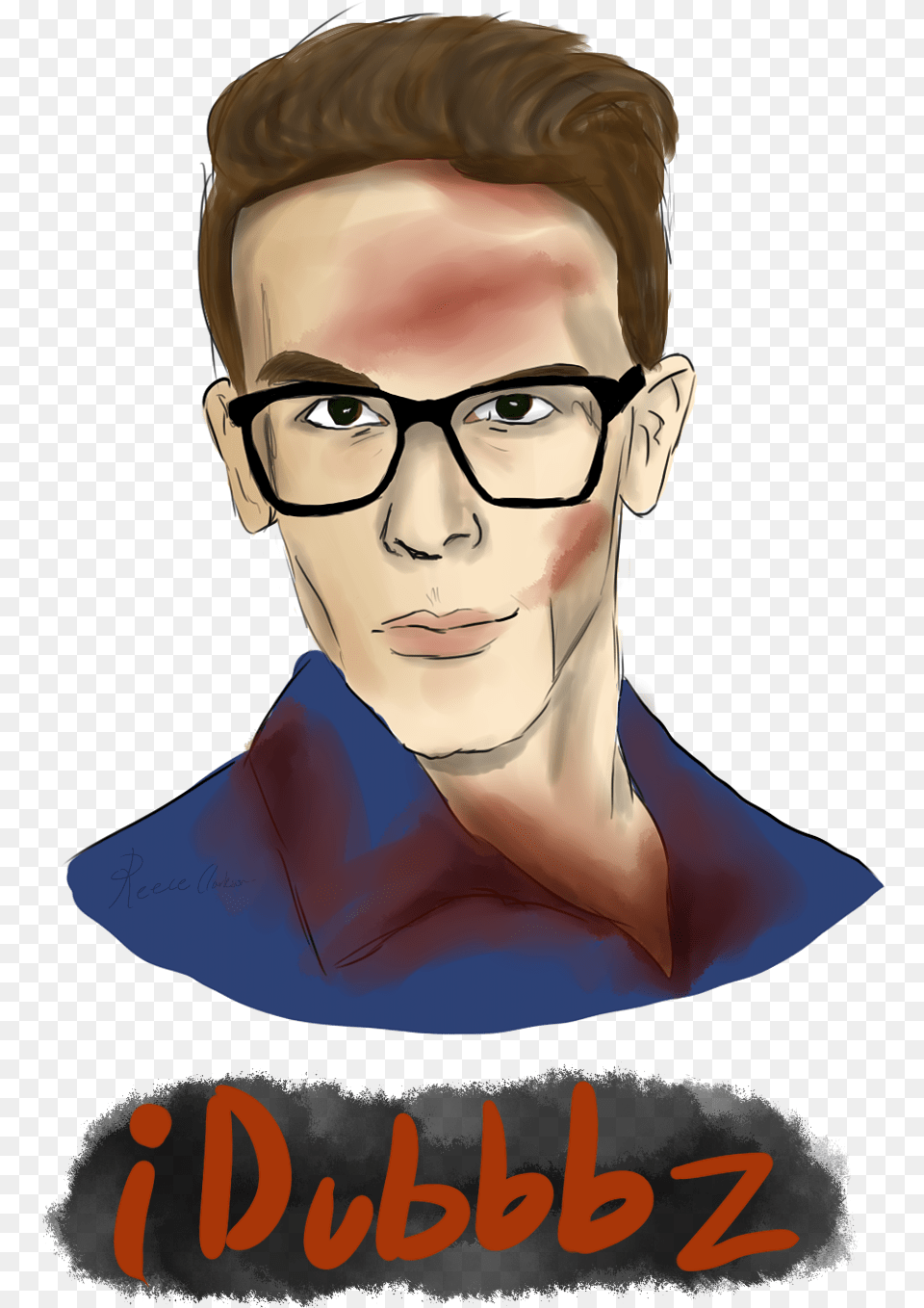 Clip Black And White Bloody Idubbbz Poster, Accessories, Portrait, Photography, Person Png Image