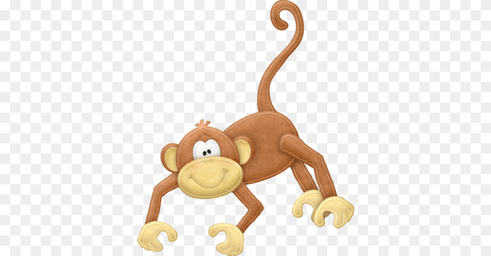 Clip Black And White Download Jungle Fun Zoo Monkey, Plush, Toy Png Image