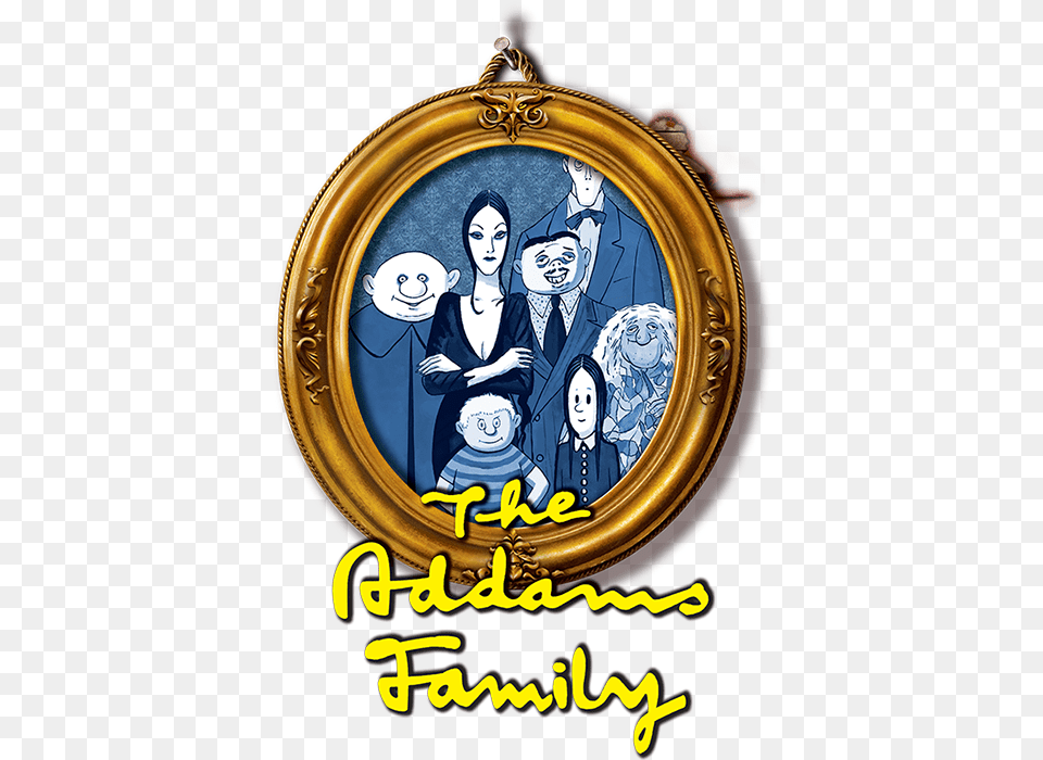 Clip Black And White Stock Addams Addams Family Musical Playbill, Photography, Adult, Person, Female Png Image