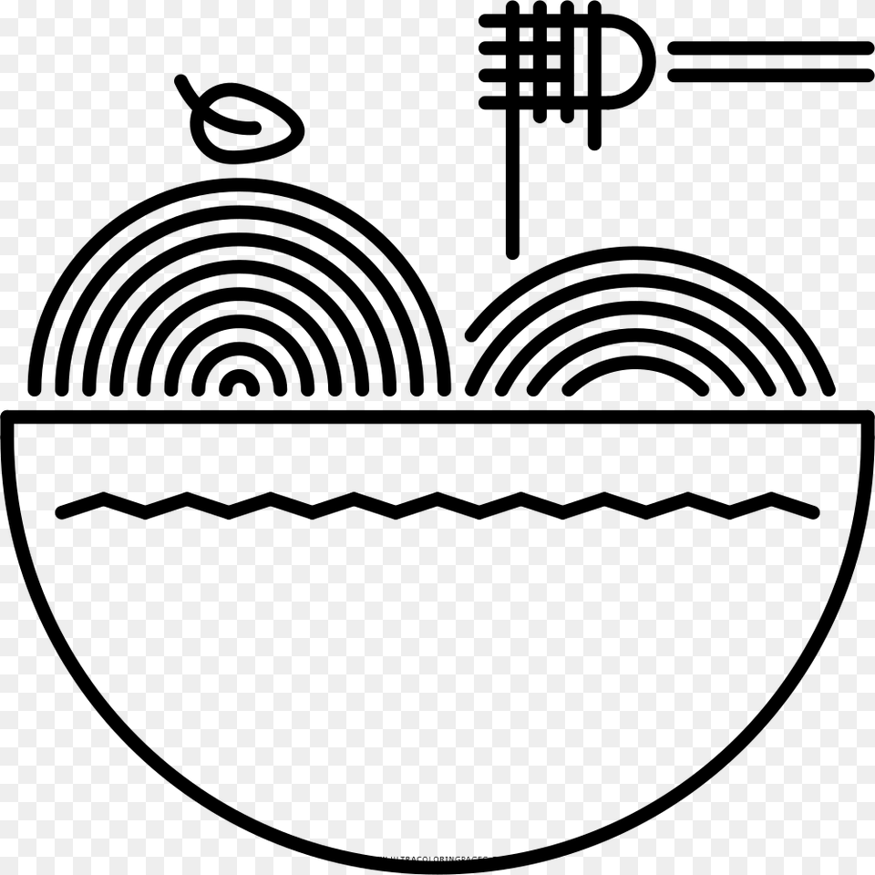 Clip Black And White Stock Funky Pasta Pages Vignette Drawing, Gray Png Image