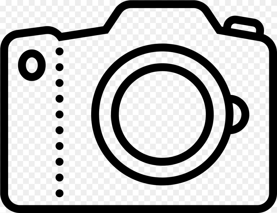Clip Camera Line Drawing Icon Camera Icon, Gray Free Transparent Png