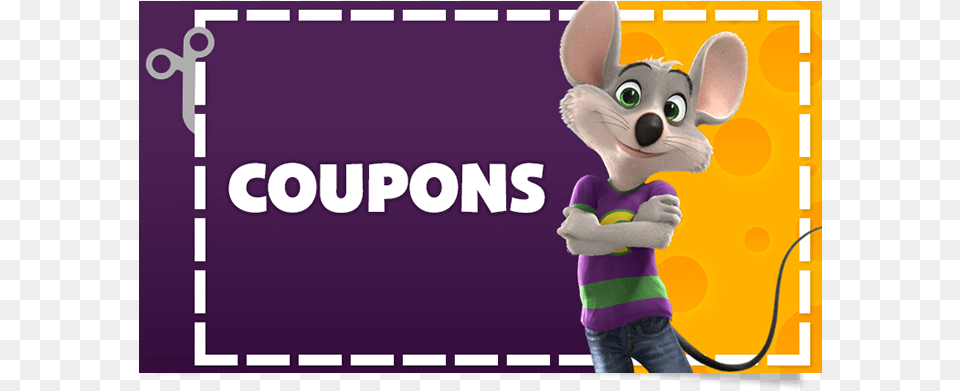 Clip Coupon Animated 2018 Chuck E Cheese Coupons 100 Tokens 2017, Toy Free Png
