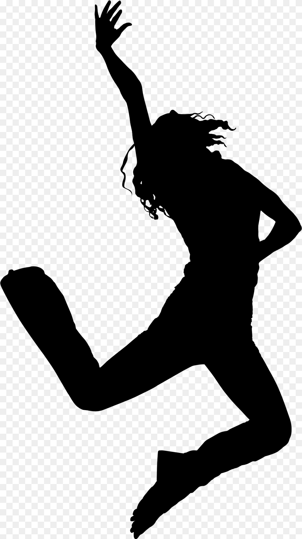 Clip Dancer Hip Hop Dancer Silhouette, Gray Png Image