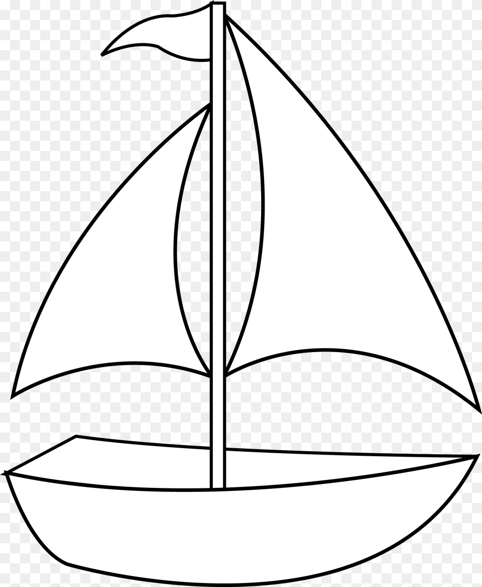 Clip Clipart Sailboat Small Sail Boat Clipart, Dinghy, Transportation, Vehicle, Watercraft Free Transparent Png
