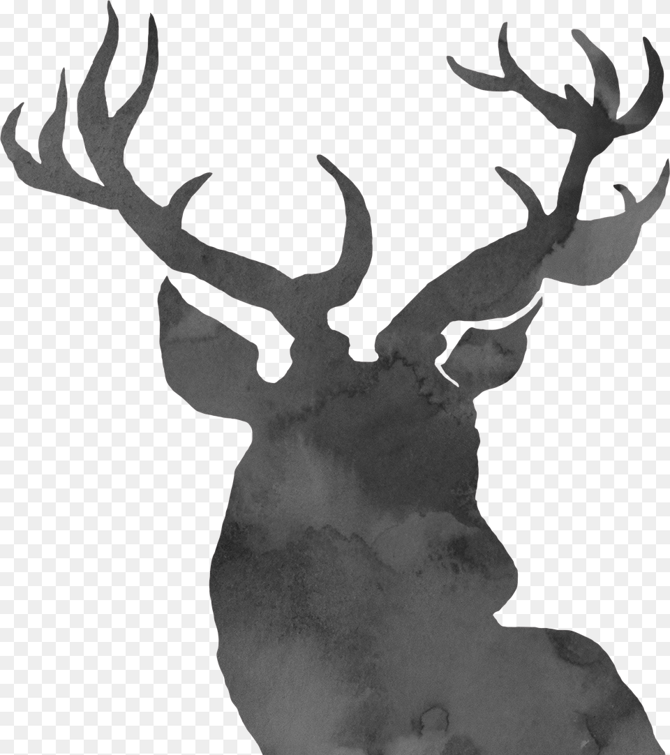 Clip Free Download Christmas Reindeer For Free Cotton Linen Square Decorative Throw Pillow Case Cushion, Animal, Deer, Mammal, Wildlife Png Image