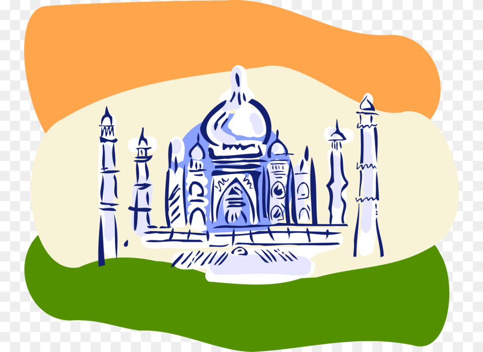 Clip Free Download India Vector Illustrator Taj Mahal, Architecture, Building, Dome, Art Png