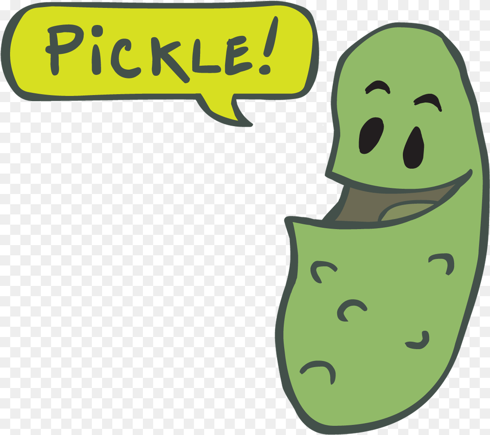 Clip Library Cucumber For On Mbtskoudsalg Cartoon Pickles, Relish, Food, Pickle, Person Free Png Download