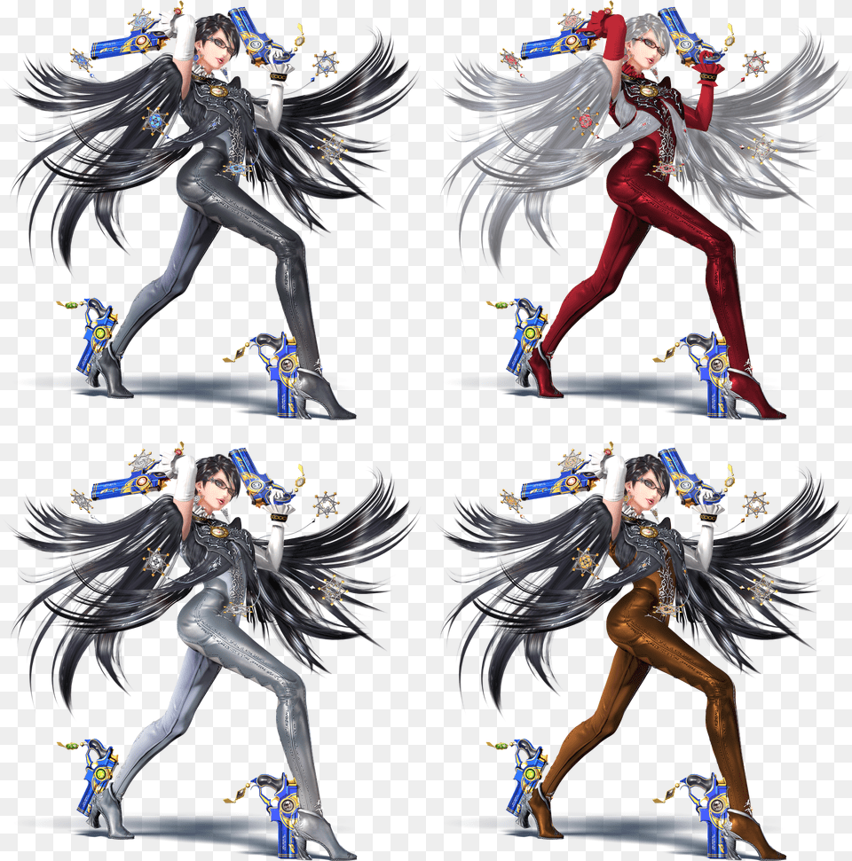 Clip Freeuse Download Official Smash Bros Ds Wii U Bayonetta Smash 4 Render Png Image