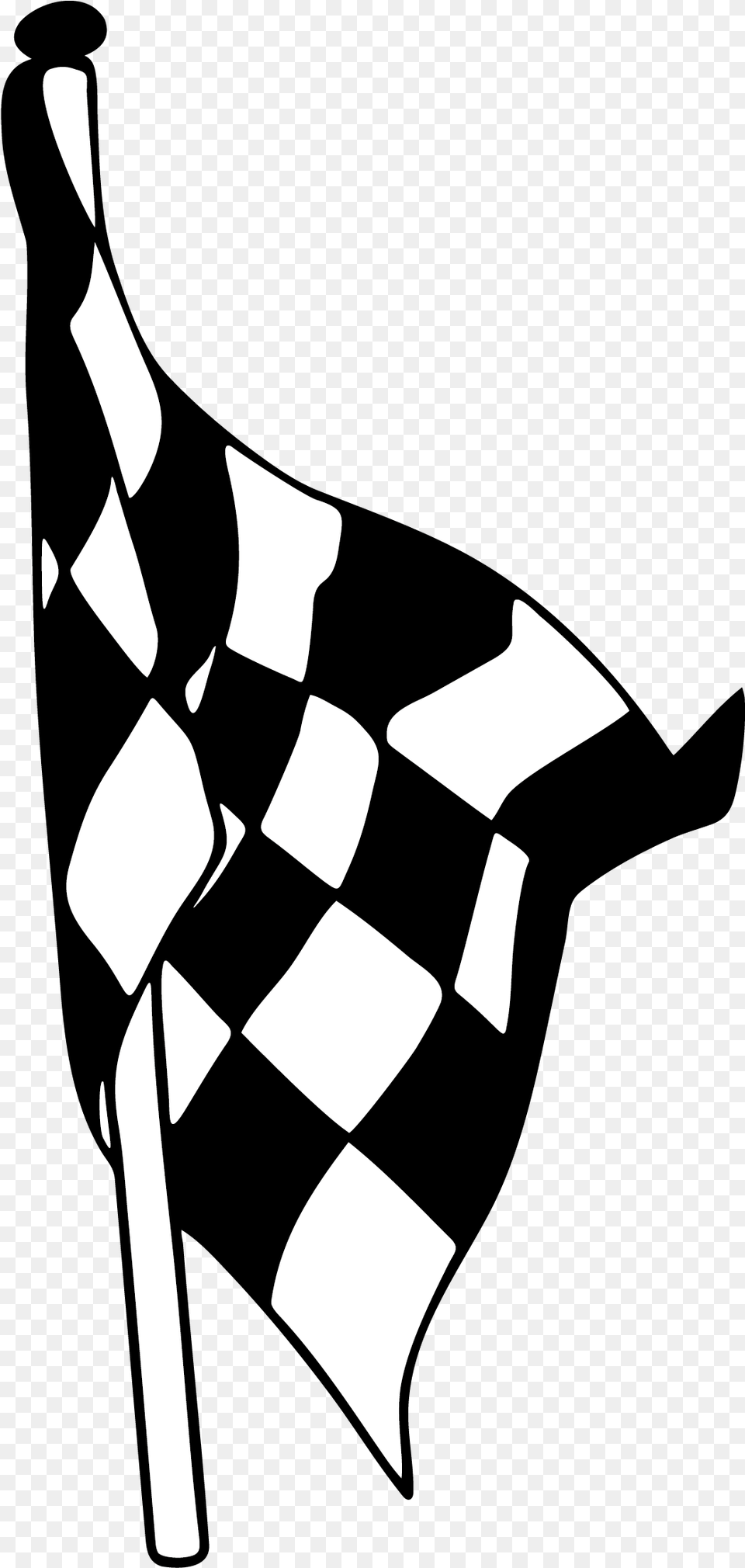 Clip Freeuse Flags Vector Black And White Racing Flags, Stencil, Person Png