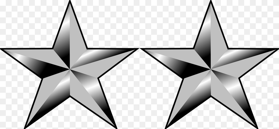 Clip Freeuse Library Army Star Clipart Army Major General Rank, Star Symbol, Symbol Free Png