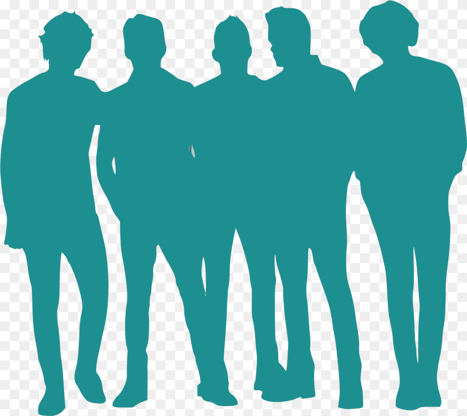 Clip Freeuse Library Silhouette Group Silhouette People Icon, Person, Adult, Male, Man Png