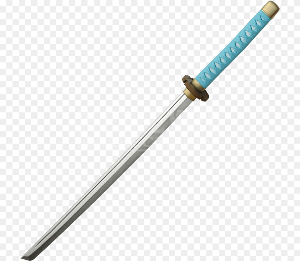 Clip Freeuse Light Blue Foam Sword Zs From Medieval Baseball Bat, Weapon, Blade, Dagger, Knife Free Png