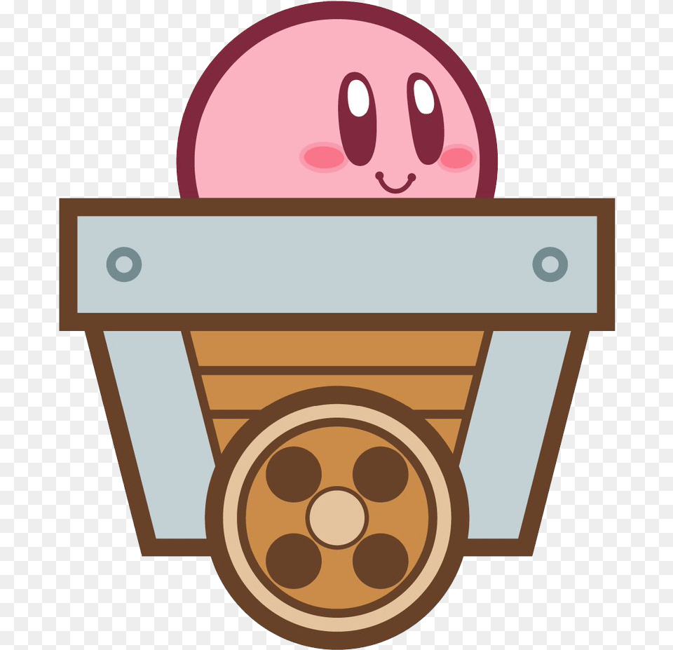 Clip Freeuse Mine Cart Kirby, Cream, Dessert, Food, Ice Cream Free Png Download