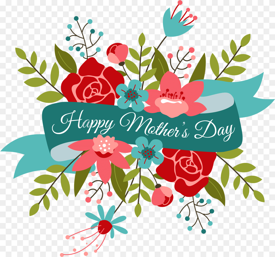 Clip Happy Bouquet Transparent Stickpng Mothers Day, Art, Floral Design, Graphics, Pattern Png