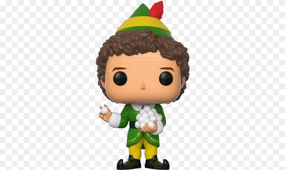 Clip Library Buddy With Snowballs Us Exclusive Pop Buddy Elf Funko Pop, Baby, Person, Toy, Doll Png
