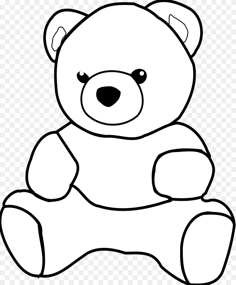 Clip Library Clipart Big Image Big Teddy Bear Drawing, Teddy Bear, Toy, Animal, Mammal Png