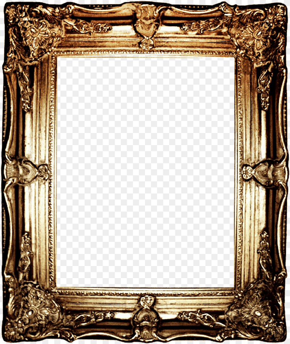 Clip Library Download Antique Frame Clipart Gold Portrait Old Picture Frames, Photography, Mirror Png