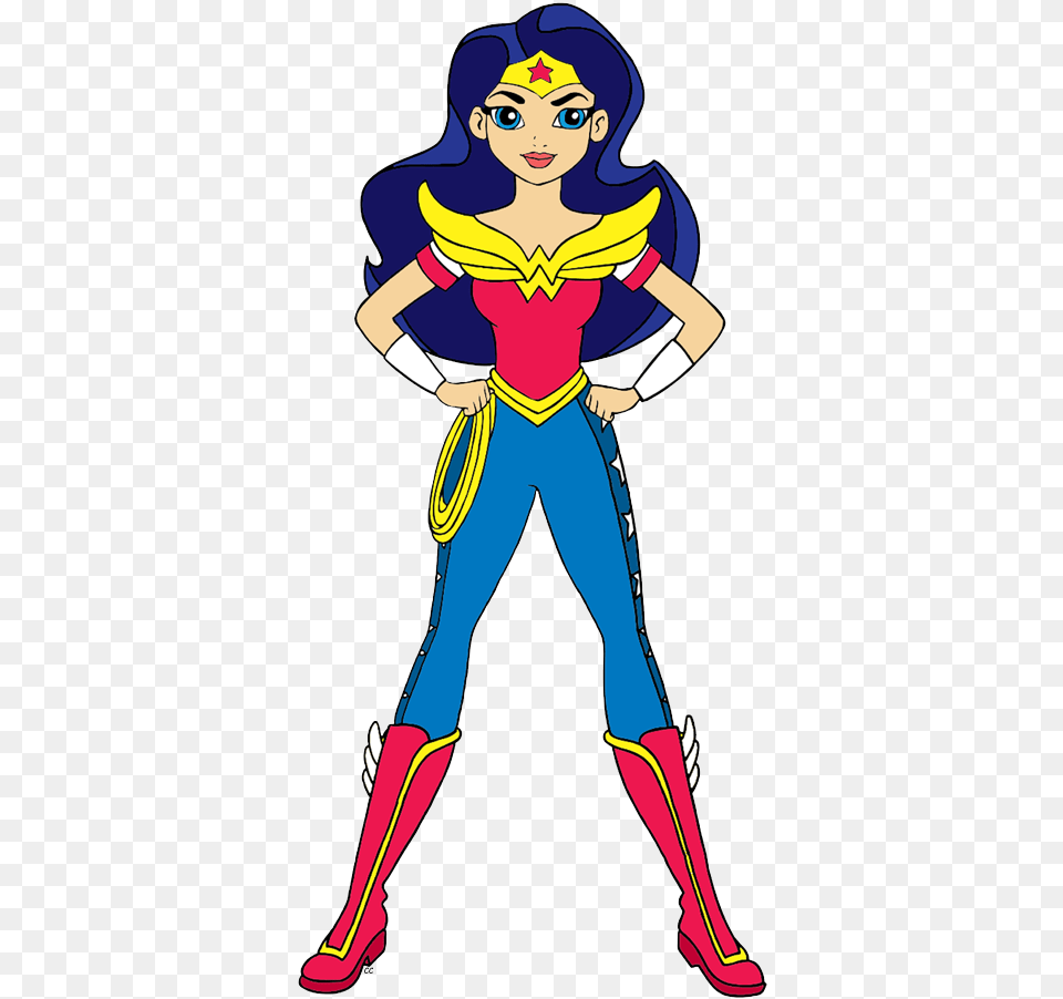 Clip Library Dc Super Hero Girls Clip Art Dc Superhero Girls Cupcake Toppers, Adult, Publication, Person, Female Free Png Download
