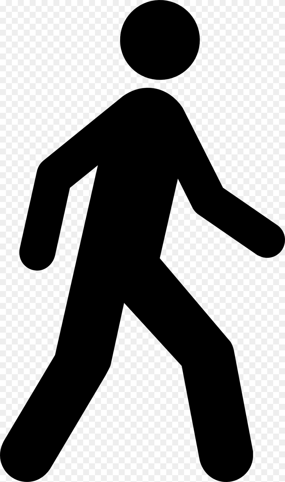 Clip Library Hiking Drawing Man Google Maps Walking Icon, Silhouette, Person Free Png