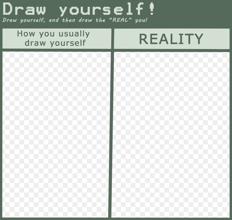 Clip Library Stock Draw Yourself Meme By Sonicfazbear Draw Yourself Meme, Page, Text Png Image
