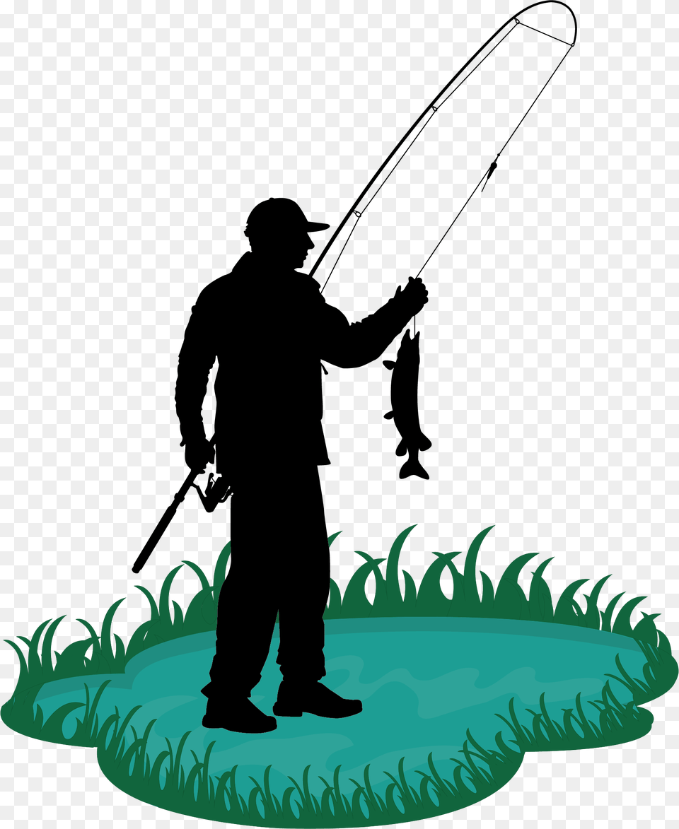 Clip Library Stock Fishing Rod Clip Art Old Man Transprent Man Fishing Pole Cartoon, Water, Angler, Leisure Activities, Person Png Image
