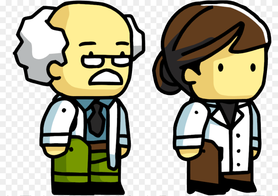 Clip Library Stock Image Science Scribblenauts Scientist, Baby, Person, Face, Head Free Transparent Png