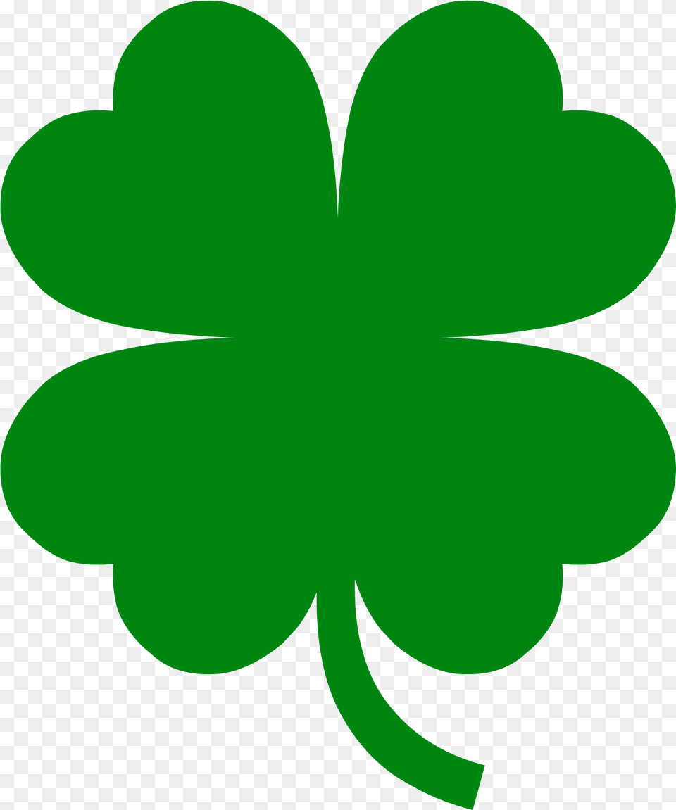 Clip Royalty Stock Introducing Of Four St Patricks Day 4 Leaf Clover, Green, Plant Free Png Download
