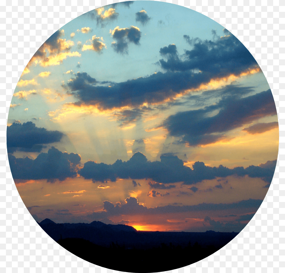 Clip Royalty Sunset Circle Circle Picture Of Sunset, Nature, Outdoors, Photography, Sky Free Transparent Png