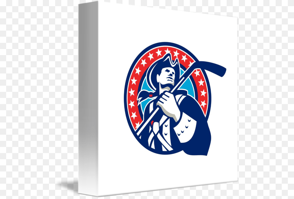 Clip Royalty Library American Patriot Ice Hockey American Patriot Ice Hockey Stick Circle Retro Rou, People, Person, Baby, Face Png
