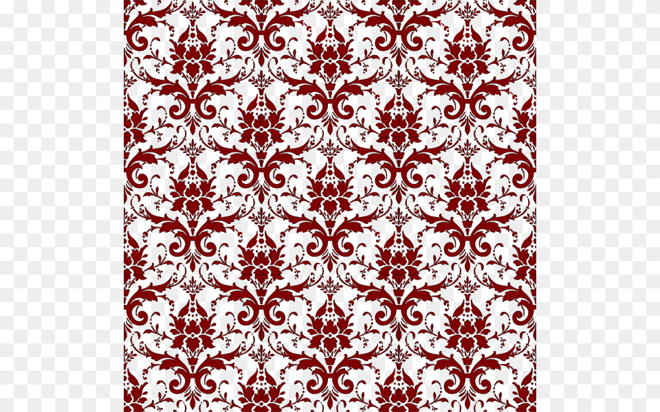 Clip Royalty Library Maroon Clip Art At Clker Maroon Damask, Floral Design, Graphics, Pattern Free Png