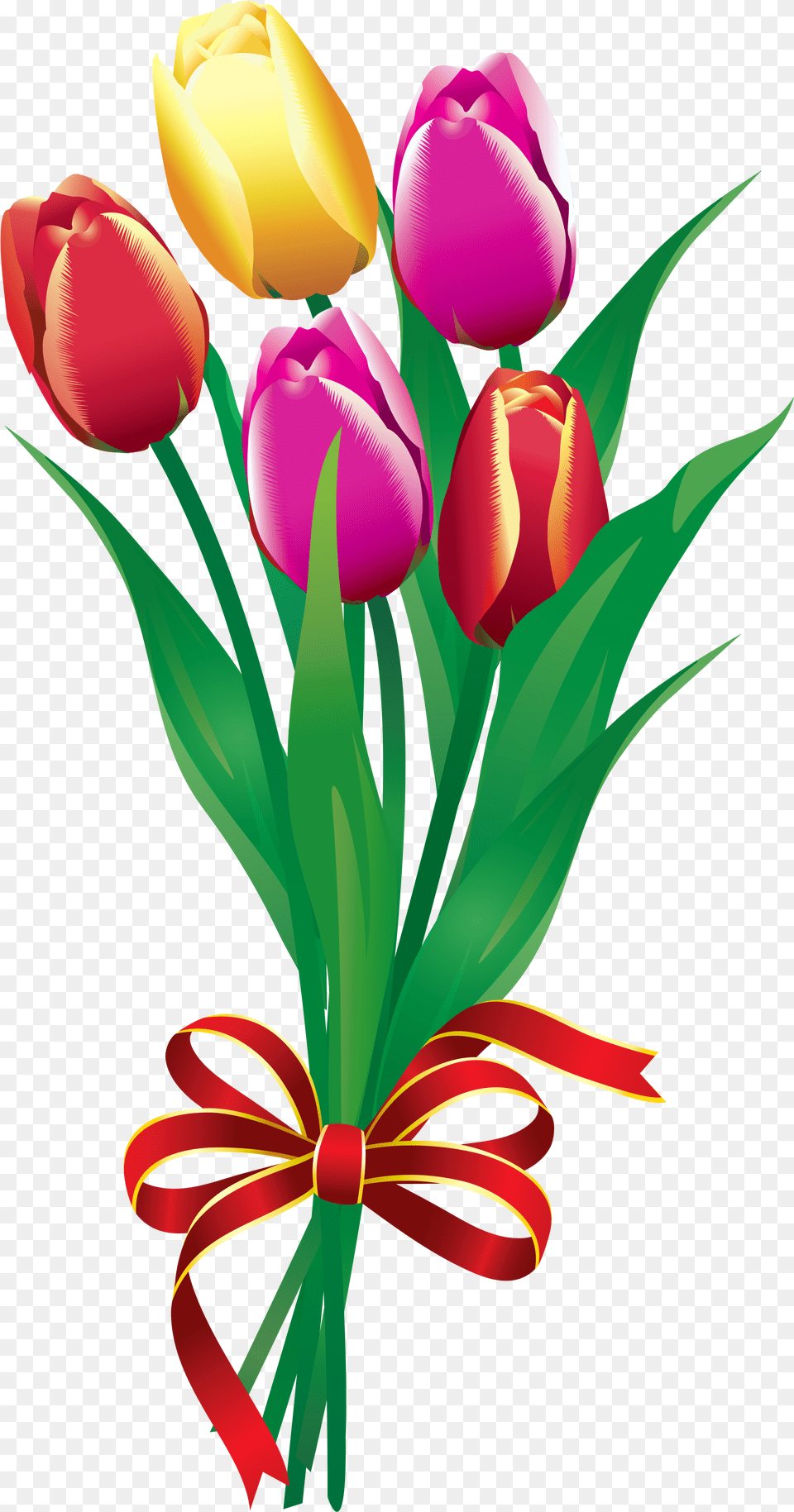 Clip Spring Tulips Bouquet Picture Tulip Bouquet Clip Art, Flower, Plant Free Png